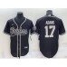 Men's Las Vegas Raiders #17 Davante Adams Black Stitched MLB Cool Base Nike Baseball Jersey