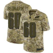 Men's Nike Philadelphia Eagles #60 Chuck Bednarik Limited Camo 2018 Salute to Service NFL Jersey