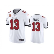 Men's Tampa Bay Buccaneers 2022 #13 Mike Evans White With 4-star C Patch Vapor Untouchable Limited Stitched NFL Jersey