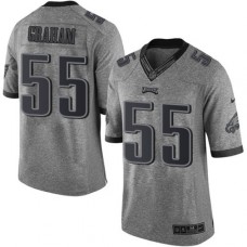 Men's Nike Philadelphia Eagles #55 Brandon Graham Limited Gray Gridiron NFL Jersey