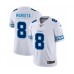 Men's Tennessee Titans #8 Marcus Mariota White Team Logo Cool Edition Stitched Jersey