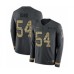 Men's Nike Tampa Bay Buccaneers #54 Lavonte David Limited Black Salute to Service Therma Long Sleeve NFL Jersey