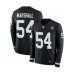 Men's Oakland Raiders #54 Brandon Marshall Limited Black Therma Long Sleeve Football Jersey