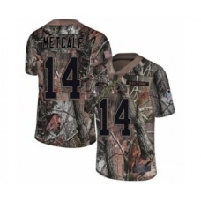 Men's Seattle Seahawks #14 D.K. Metcalf Limited Camo Rush Realtree Football Jersey