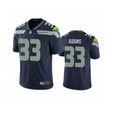 Men's Jamal Adams #33 Seattle Seahawks Navy Vapor Limited Stitched Jersey