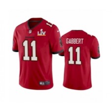 Men's Tampa Bay Buccaneers #11 Blaine Gabbert Red 2021 Super Bowl LV Stitched Jersey