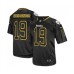 Men's Pittsburgh Steelers #19 JuJu Smith-Schuster Elite Lights Out Black Football Jersey