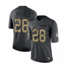 Men's Seattle Seahawks #28 Ugo Amadi Limited Black 2016 Salute to Service Football Jersey