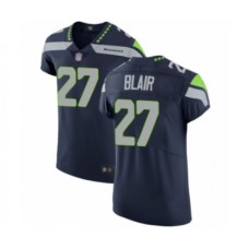 Men's Seattle Seahawks #27 Marquise Blair Navy Blue Team Color Vapor Untouchable Elite Player Football Jersey