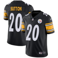 Men's Nike Pittsburgh Steelers #20 Cameron Sutton Black Team Color Vapor Untouchable Limited Player NFL Jersey