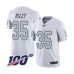 Men's Oakland Raiders #35 Curtis Riley Limited White Rush Vapor Untouchable 100th Season Football Stitched Jersey