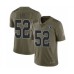 Men's Oakland Raiders #52 Marquel Lee Limited Olive 2017 Salute to Service Football Stitched Jersey