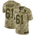 Men's Nike Oakland Raiders #61 Rodney Hudson Limited Camo 2018 Salute to Service NFL Jersey