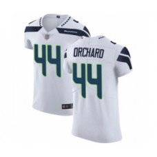 Men's Seattle Seahawks #44 Nate Orchard White Vapor Untouchable Elite Player Football Jersey