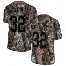 Men's Nike Oakland Raiders #32 Jack Tatum Limited Camo Rush Realtree NFL Jersey