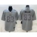 Men's Las Vegas Raiders #83 Darren Waller Grey Atmosphere Fashion 2022 Vapor Untouchable Stitched Limited Jersey