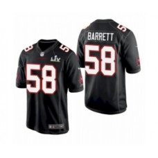 Men's Tampa Bay Buccaneers #58 Shaquil Barrett Black Fashion Super Bowl LV Stitched Jersey