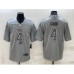 Men's Las Vegas Raiders #4 Derek Carr Grey Atmosphere Fashion 2022 Vapor Untouchable Stitched Limited Jersey