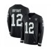 Men's Nike Oakland Raiders #12 Martavis Bryant Limited Black Therma Long Sleeve NFL Jersey