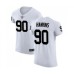 Men's Oakland Raiders #90 Johnathan Hankins White Vapor Untouchable Elite Player Football Jersey