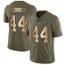 Men's Nike Tennessee Titans #44 Kamalei Correa Limited Olive Gold 2017 Salute to Service NFL Jersey