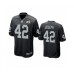 Men's Oakland Raiders #42 Karl Joseph Game Black 60th Anniversary Team Color Football Jersey