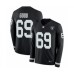 Men's Oakland Raiders #69 Denzelle Good Limited Black Therma Long Sleeve Football Jersey