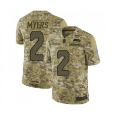 Men's Seattle Seahawks #2 Jason Myers Limited Camo 2018 Salute to Service Football Jersey