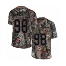 Men's Seattle Seahawks #98 Ezekiel Ansah Limited Camo Rush Realtree Football Jersey