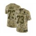 Men's Oakland Raiders #73 Maurice Hurst Limited Camo 2018 Salute to Service Football Jersey