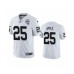 Men's Oakland Raiders #25 Eli Apple White 2020 Inaugural Season Vapor Limited Stitched Jersey