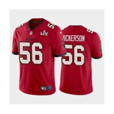 Men's Tampa Bay Buccaneers #56 Hardy Nickerson Red Super Bowl LV Stitched Jersey