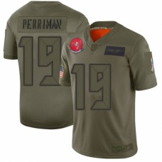 Men's Tampa Bay Buccaneers #19 Breshad Perriman Limited Camo 2019 Salute to Service Football Jersey