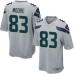 Men's Nike Seattle Seahawks #83 David Moore Game Grey Alternate NFL Jersey