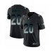 Men's Philadelphia Eagles #20 Brian Dawkins Limited Black Smoke Fashion Football Stitched Jersey