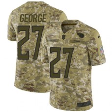 Men's Nike Tennessee Titans #27 Eddie George Limited Camo 2018 Salute to Service NFL Jersey