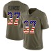 Men's Nike Seattle Seahawks #37 Tre Flowers Limited Olive USA Flag 2017 Salute to Service NFL Jersey