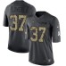 Men's Nike Seattle Seahawks #37 Tre Flowers Limited Black 2016 Salute to Service NFL Jersey