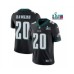 Men's Philadelphia Eagles #20 Brian Dawkins Black Super Bowl LVII Patch Vapor Untouchable Limited Stitched Jersey