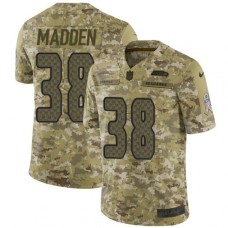 Men's Nike Seattle Seahawks #38 Tre Madden Limited Camo 2018 Salute to Service NFL Jersey