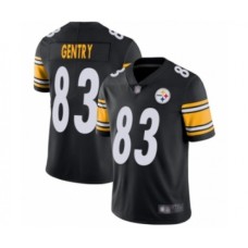 Men's Pittsburgh Steelers #83 Zach Gentry Black Team Color Vapor Untouchable Limited Player Football Jersey