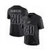 Men's Philadelphia Eagles #20 Brian Dawkins Black Reflective Limited Stitched Football Jersey