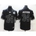 Men's Oakland Raiders #34 Bo Jackson Black 60th Anniversary Vapor Untouchable Limited Stitched Jersey