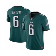 Men's Philadelphia Eagles #6 DeVonta Smith Green 2023 F.U.S.E. Vapor Untouchable Limited Stitched Football Jersey