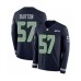 Men's Seattle Seahawks #57 Cody Barton Limited Navy Blue Therma Long Sleeve Football Jersey