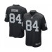 Men's Oakland Raiders #84 Antonio Brown Game Black Team Color Football Jersey