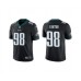 Men's Nike Philadelphia Eagles #98 Jalen Carter Black Vapor Untouchable Limited Stitched Jersey