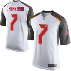 Men's Nike Tampa Bay Buccaneers #7 Chandler Catanzaro Game White NFL Jersey