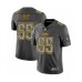 Men's Pittsburgh Steelers #55 Devin Bush Limited Gray Static Fashion Limited Football Jersey