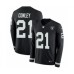 Men's Nike Oakland Raiders #21 Gareon Conley Limited Black Therma Long Sleeve NFL Jersey